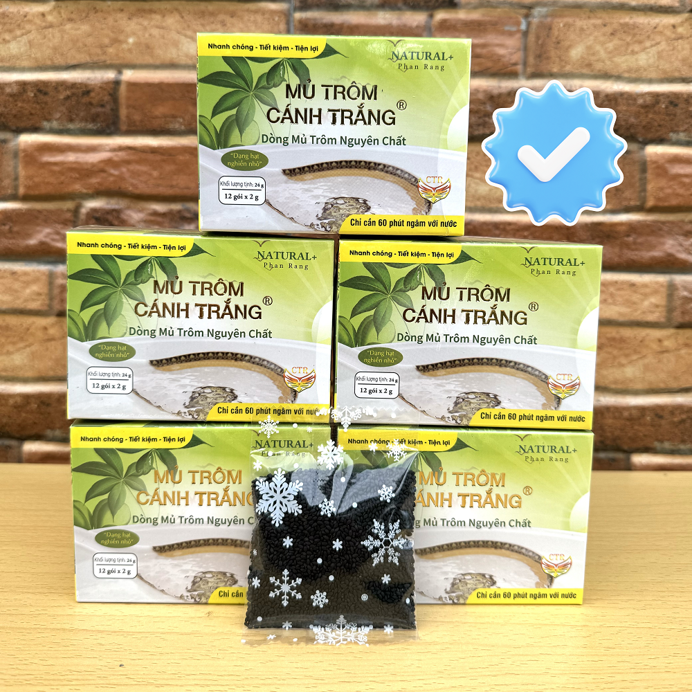 COMBO 5 HỘP NHỎ MỦ TRÔM CÁNH TRẮNG